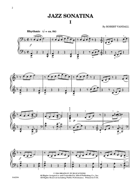 Jazz Sonatina - Piano Solo