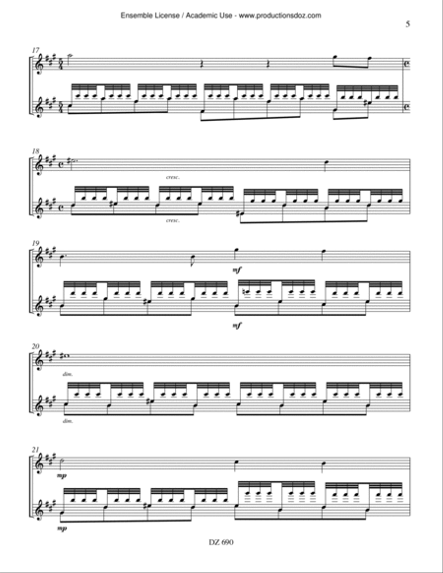 Sonnet Sonnet Classical Guitar scores gallery preview page 5