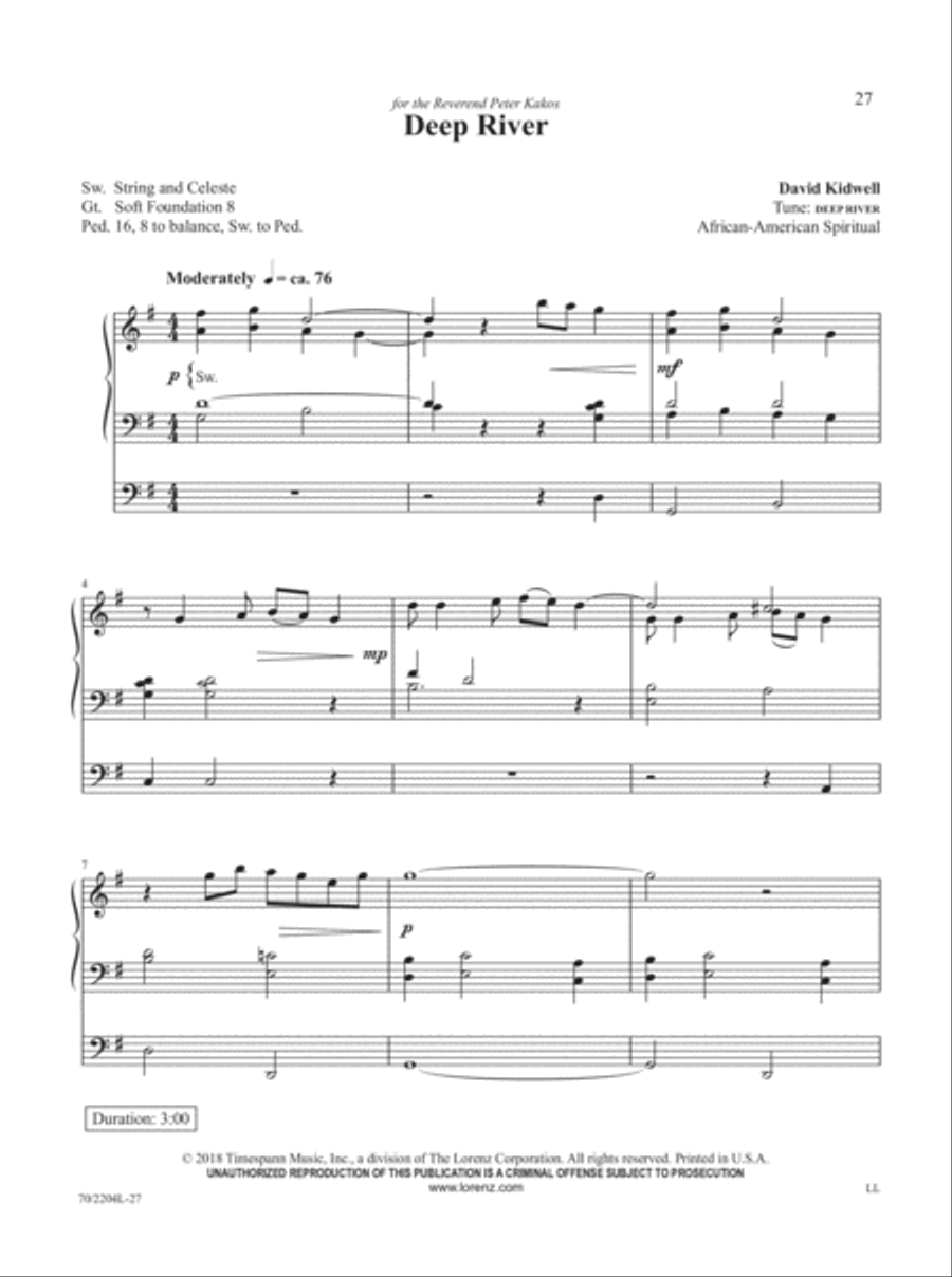 The Organist's Library, Vol 66 Organ Solo scores gallery preview page 14