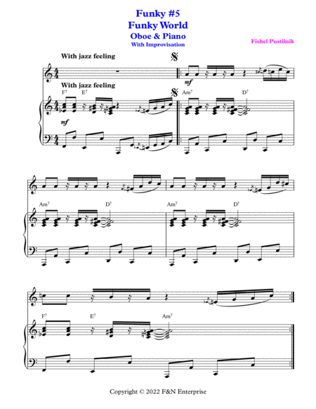 "Funky World" for Oboe and Piano image number null