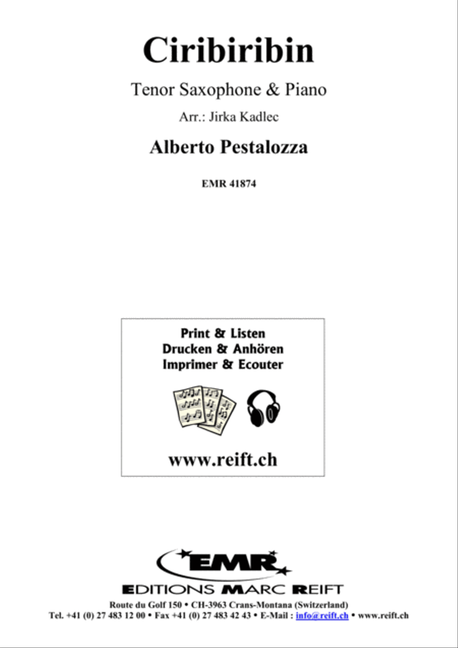 Ciribiribin Ciribiribin Tenor Saxophone scores gallery preview page 2
