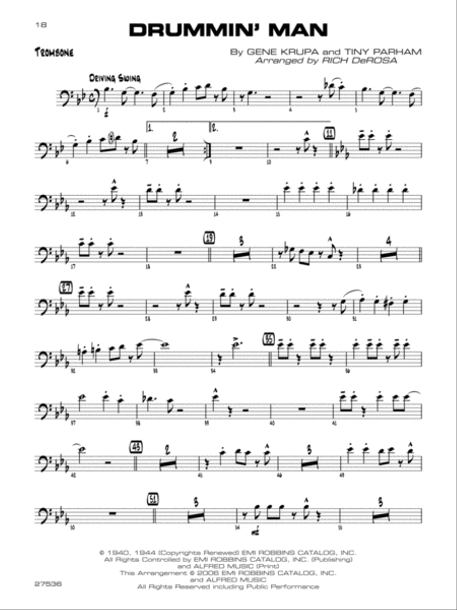 Sittin' In with the Big Band, Volume 1 Big Band scores gallery preview page 4