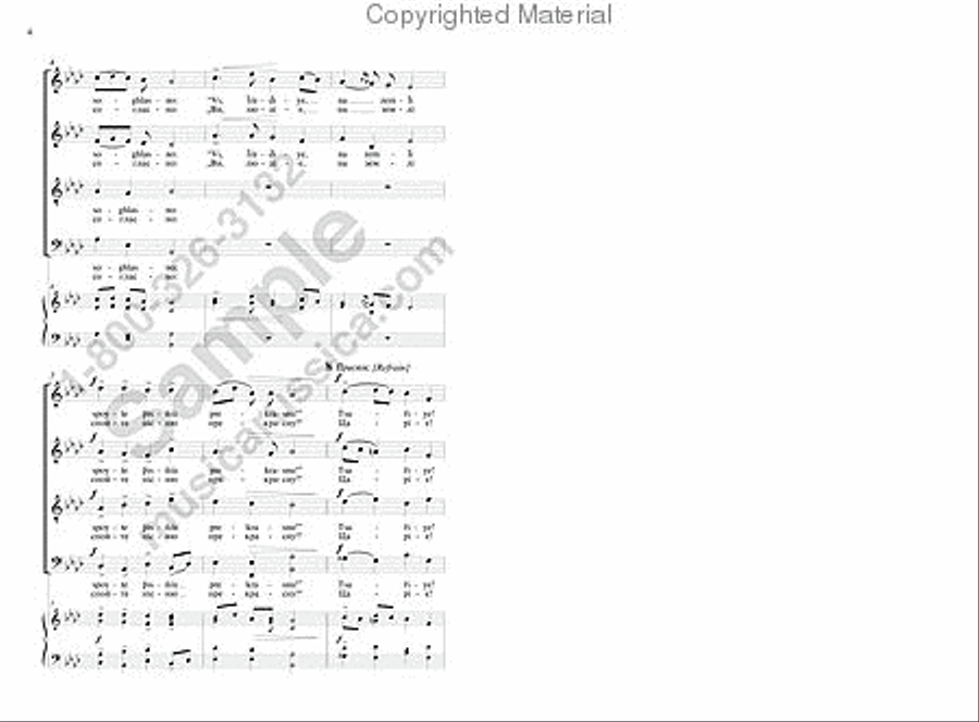 The Angels Exclaimed 4-Part scores gallery preview page 3