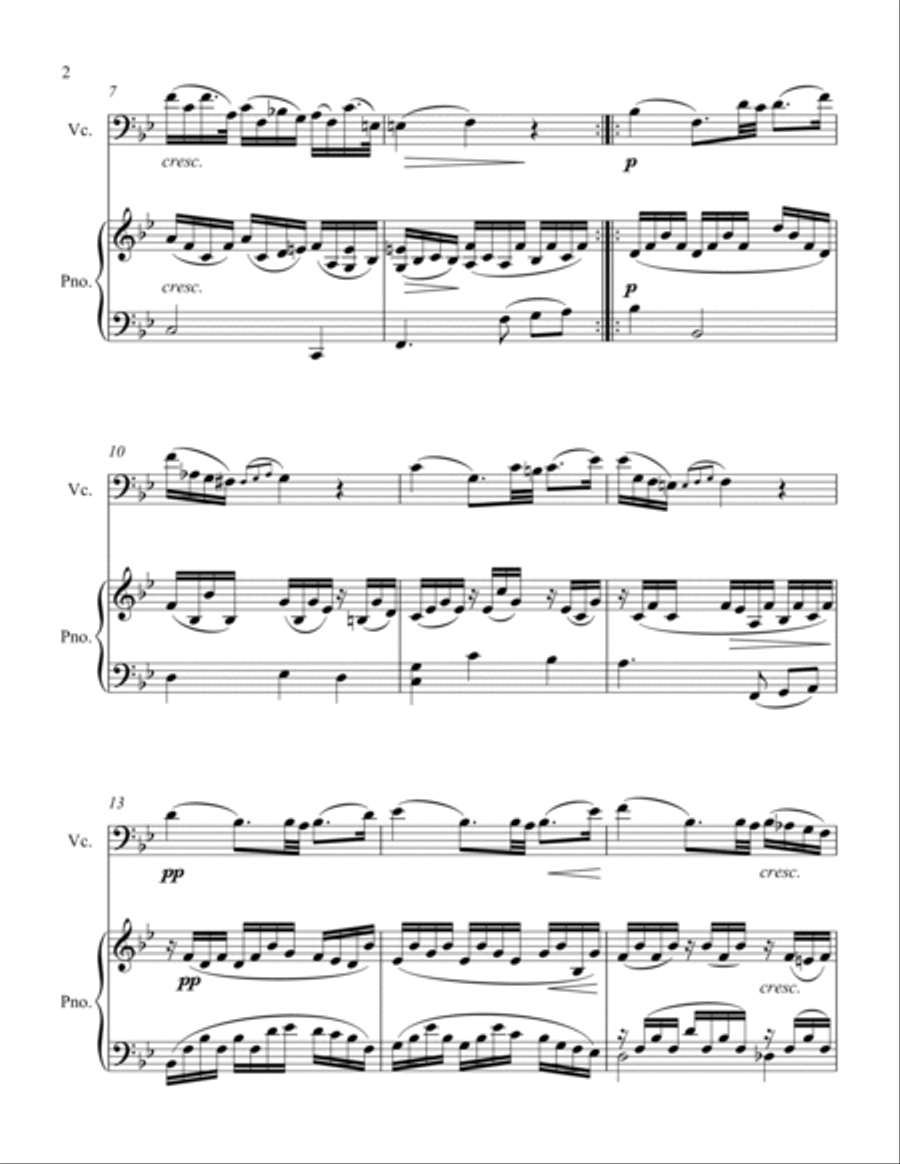 Andante and Gavotte from Alceste Piano scores gallery preview page 5