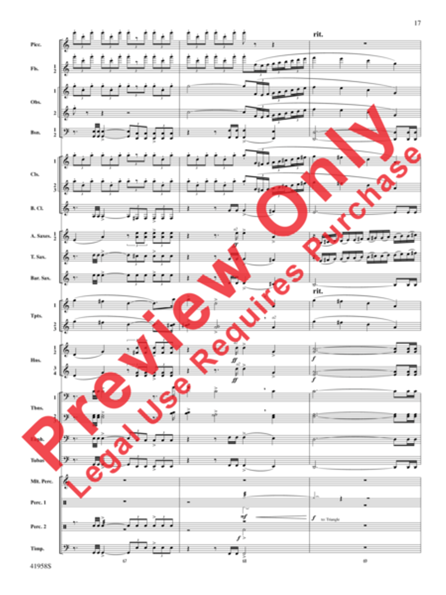 God's Country God's Country Concert Band scores gallery preview page 37