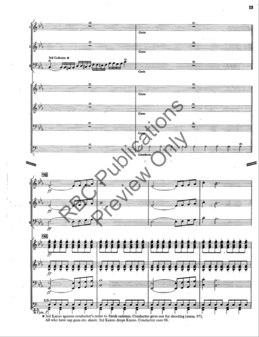 Concerto Gross Concert Band Concert Band scores gallery preview page 14