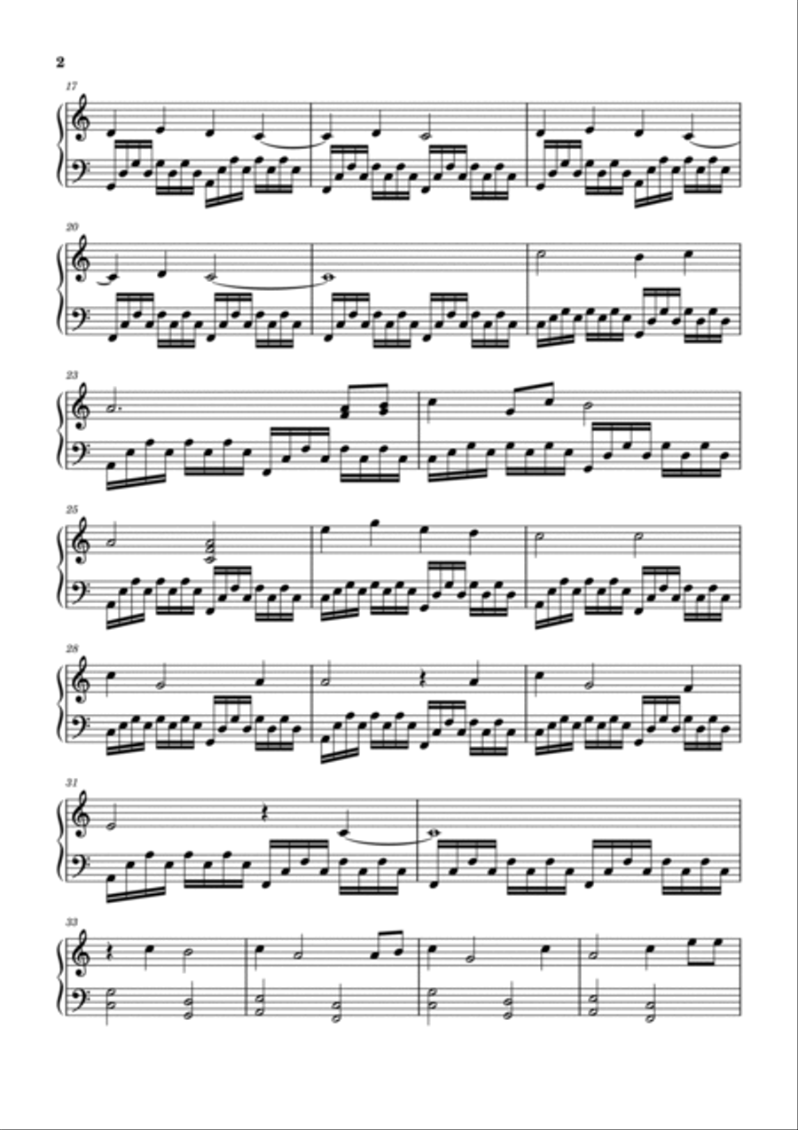 Someone Like You Piano Solo scores gallery preview page 2