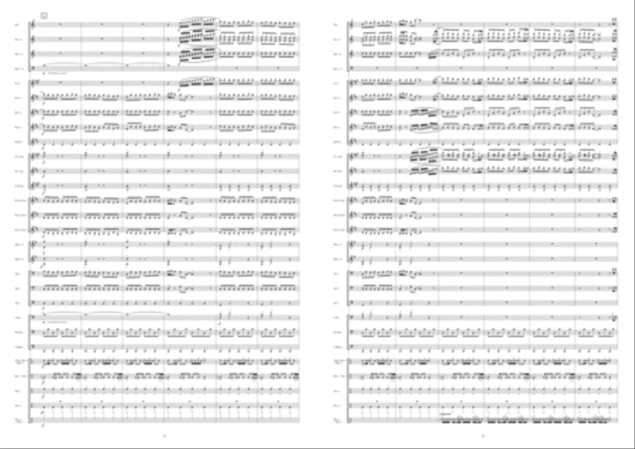 Two Tribes Two Tribes Concert Band scores gallery preview page 11