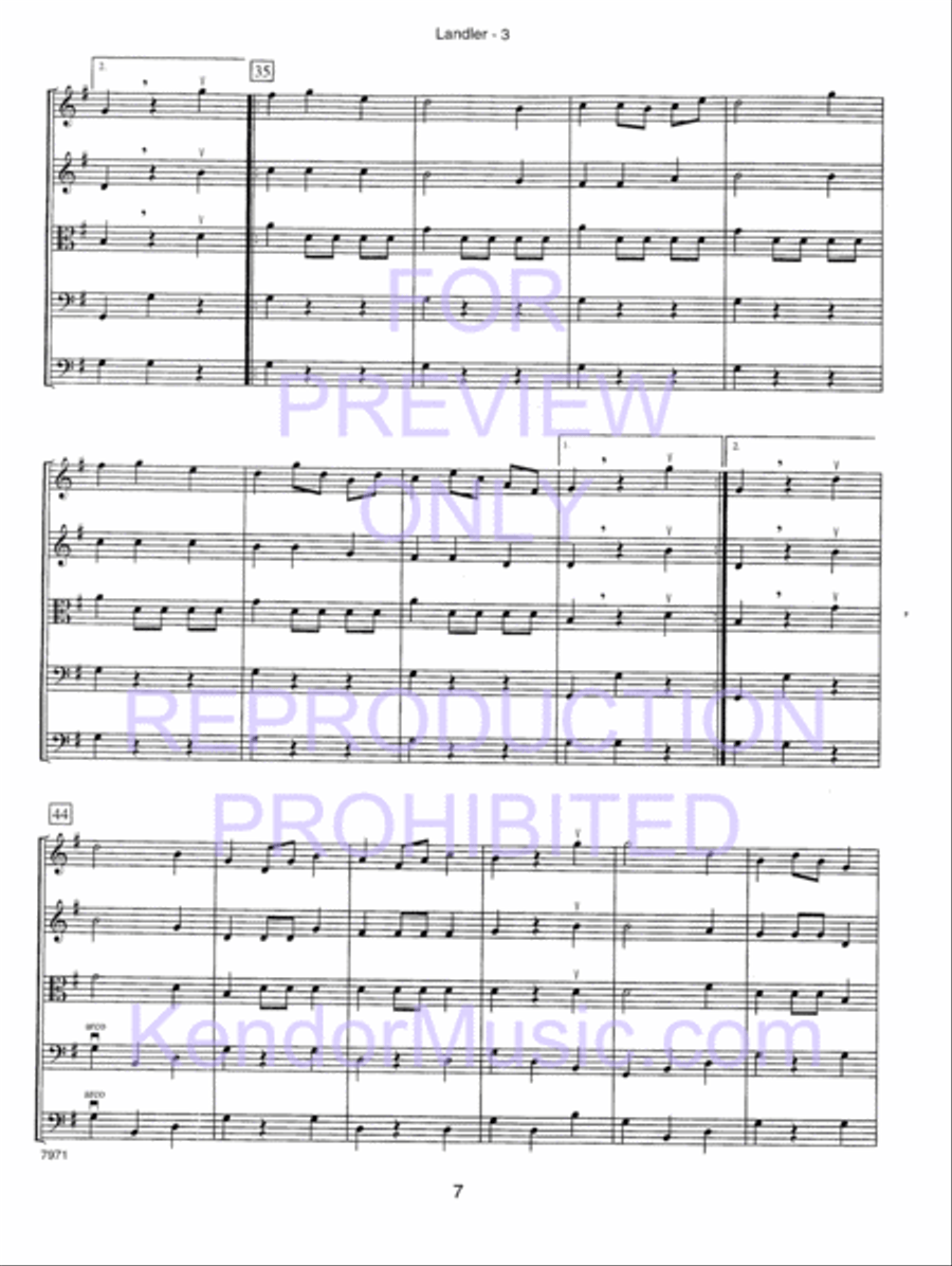 Kendor Concert Favorites , Volume 1 (Score) - with MP3s String Orchestra scores gallery preview page 68