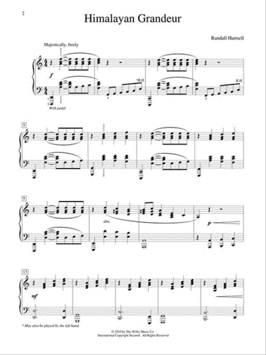 Himalayan Grandeur Himalayan Grandeur Piano scores gallery preview page 2