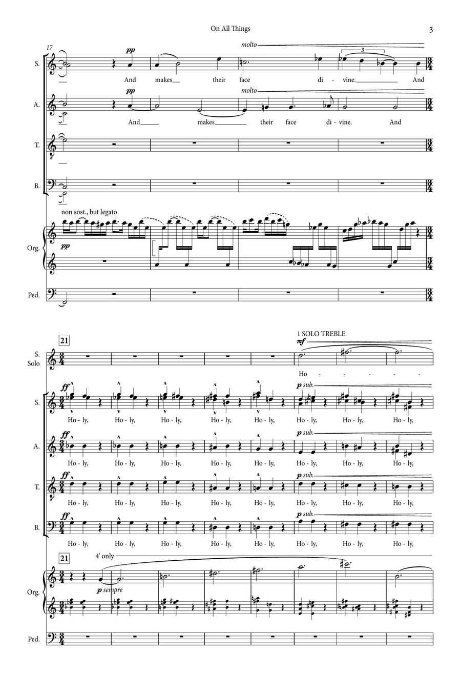 On All Things On All Things 4-Part scores gallery preview page 3