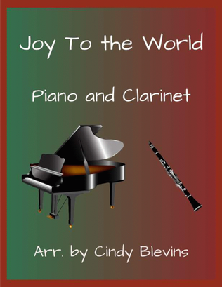 Book cover for Joy To the World, for Piano and Clarinet