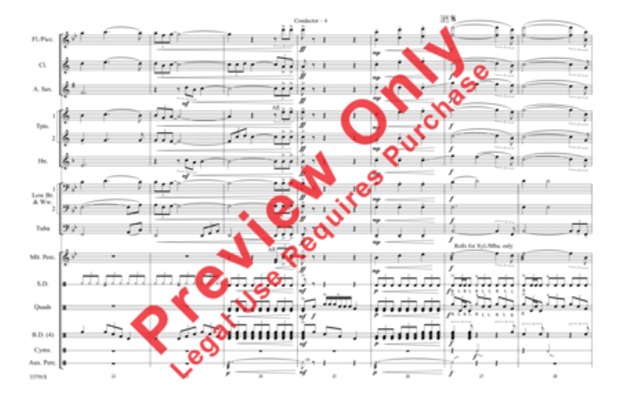 Open Arms Marching Band scores gallery preview page 5