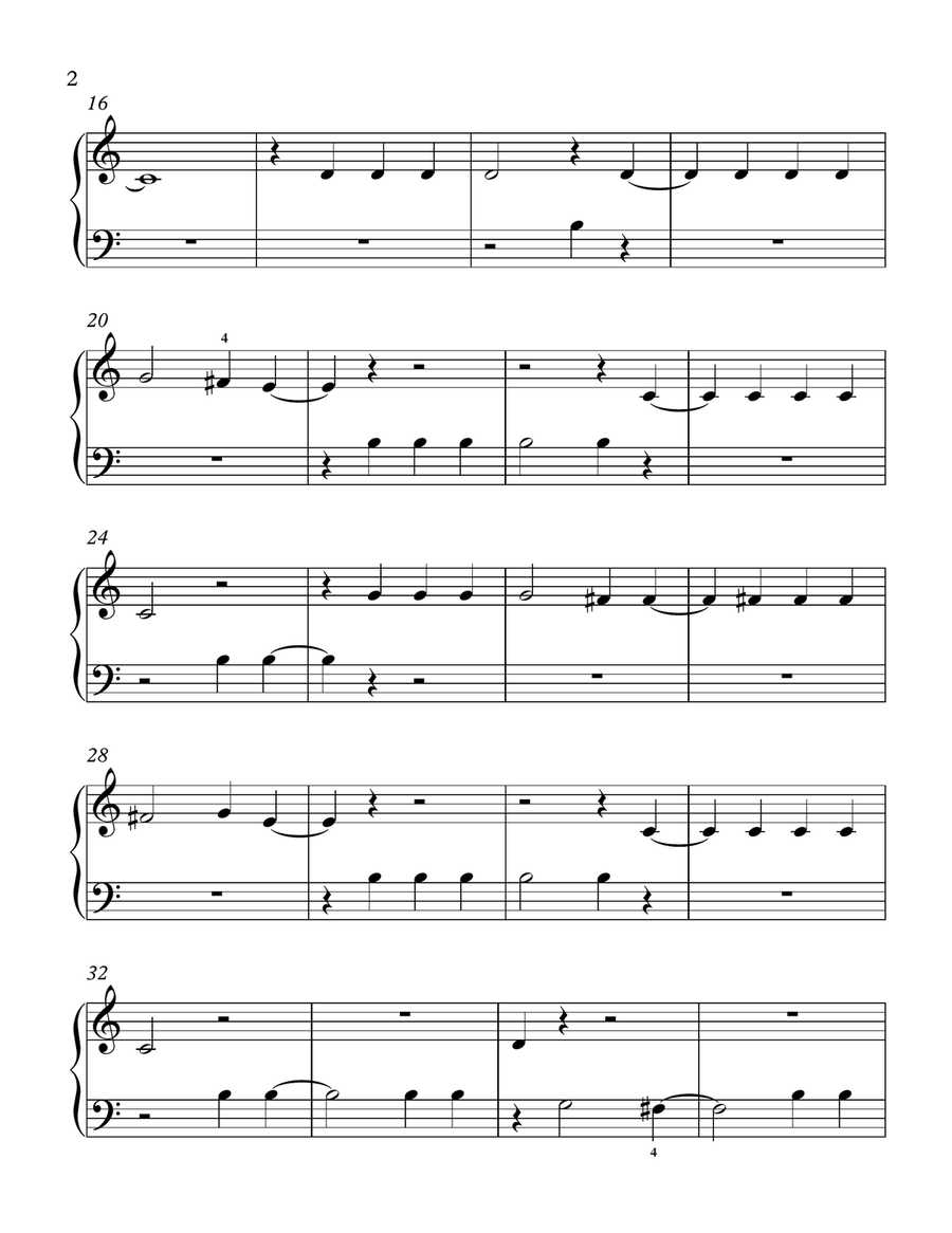 Demons Easy Piano scores gallery preview page 2