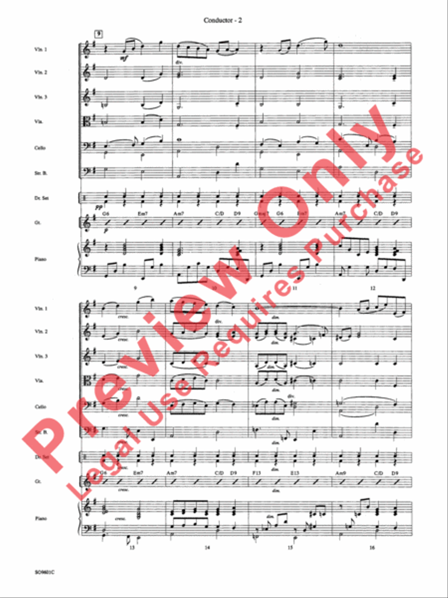 Have Yourself a Merry Little Christmas String Orchestra scores gallery preview page 4