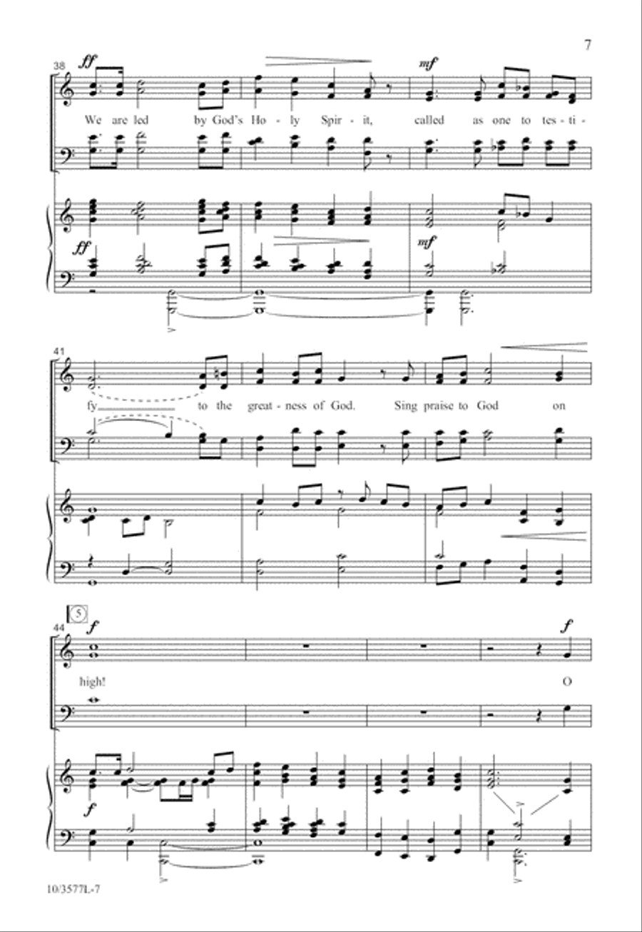 Not by Might, Nor by Power 4-Part scores gallery preview page 7