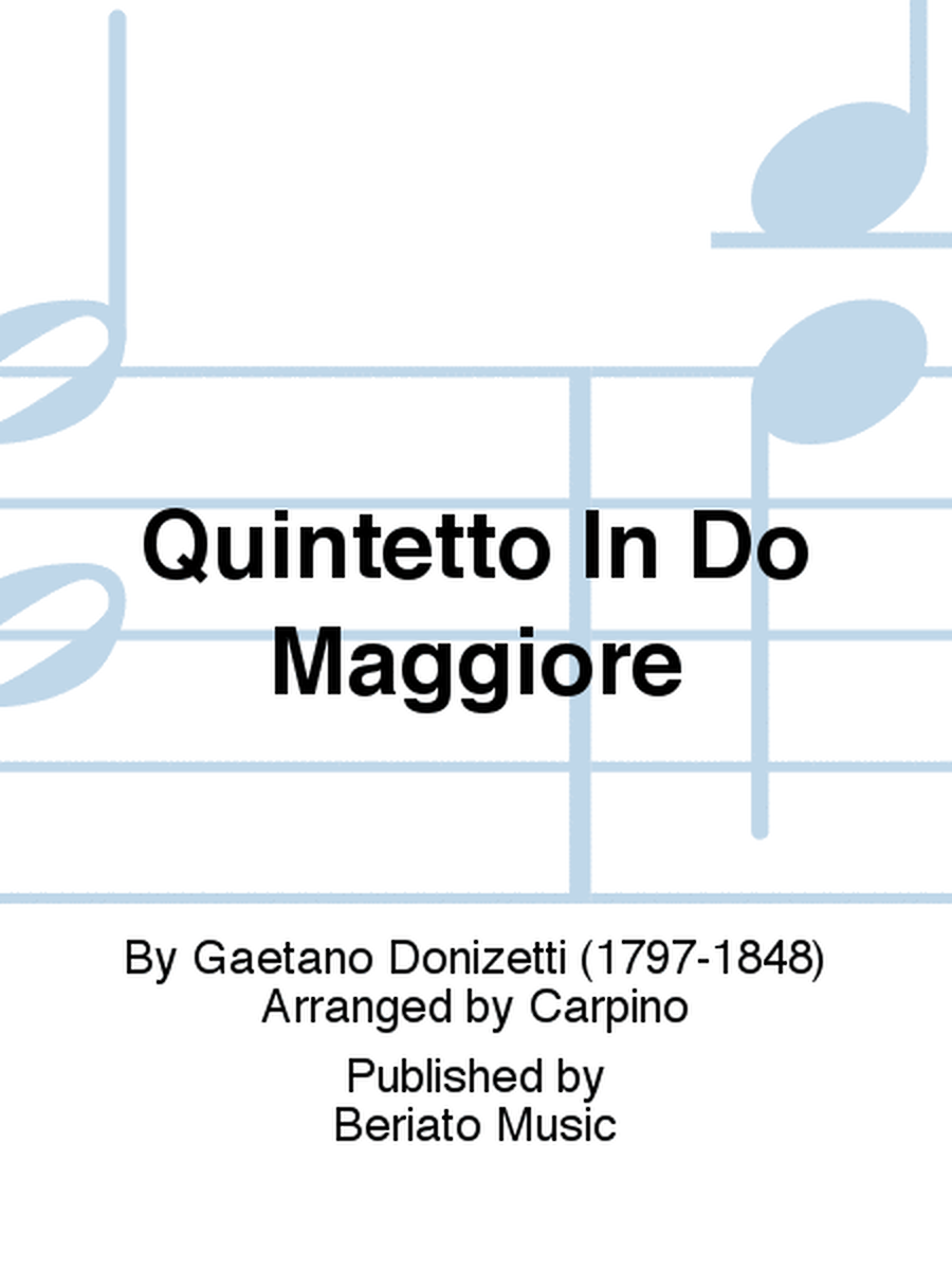 Quintetto In Do Maggiore