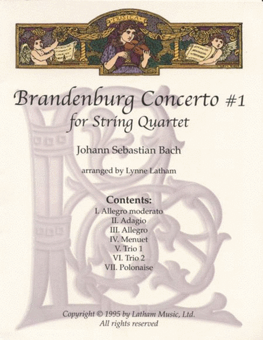 Brandenburg Concerto No 1 String Quartet Parts