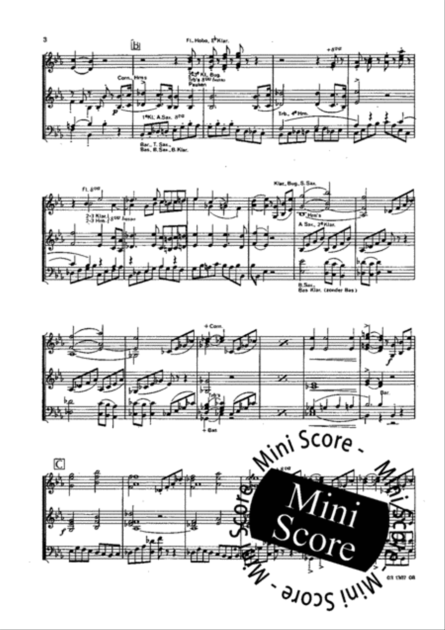 Marche Heroique Concert Band scores gallery preview page 5