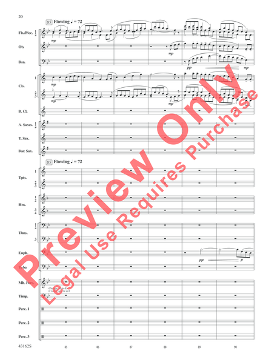 Appalachian Dreams Concert Band scores gallery preview page 21