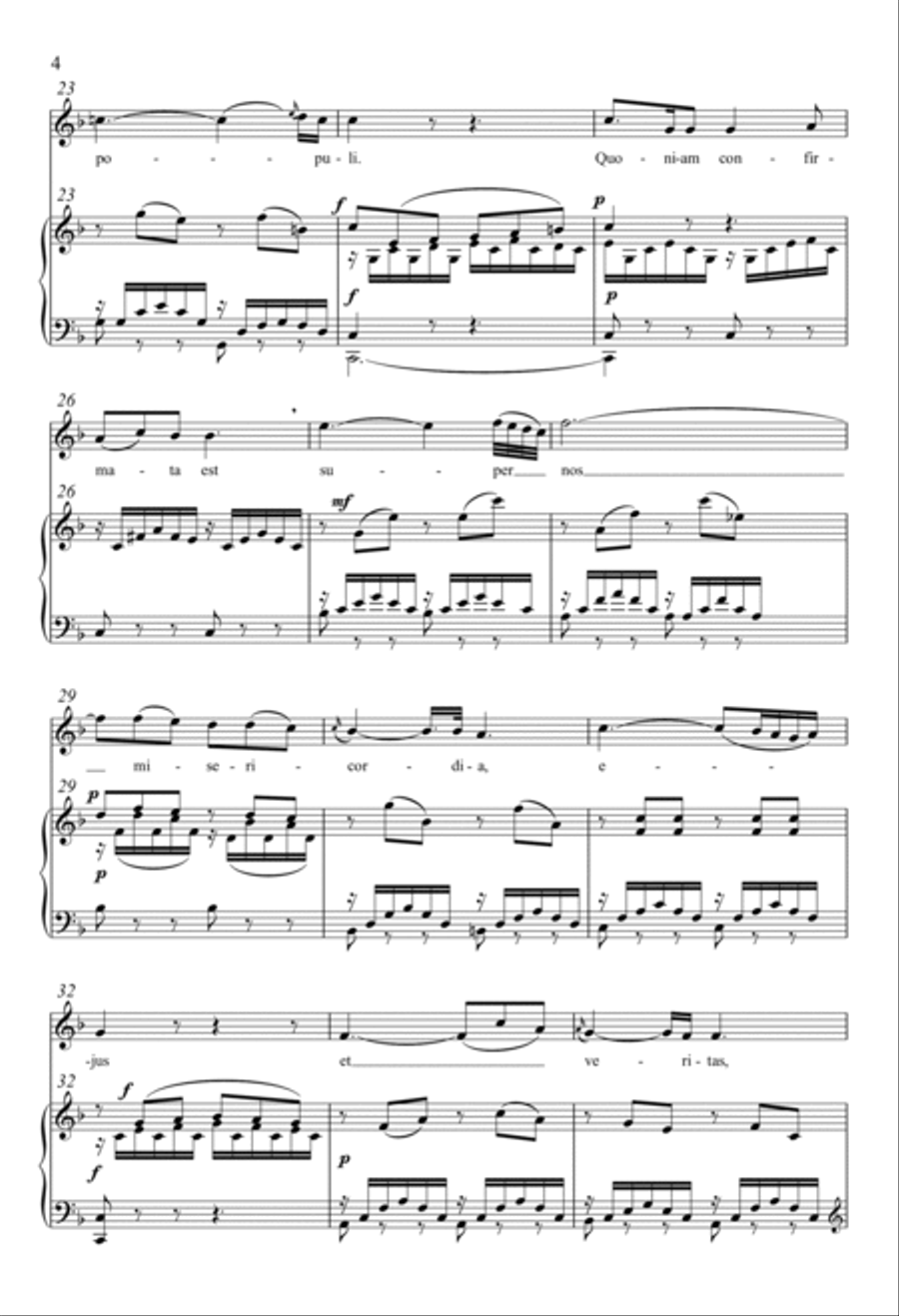 Laudate Dominum Laudate Dominum 4-Part scores gallery preview page 3