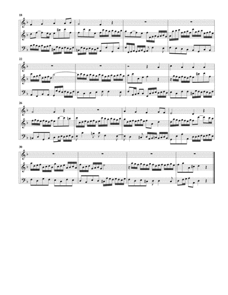 Wo soll ich fliehen hin BWV 646 for organ from Schuebler Chorales (arrangement for 3 recorders)