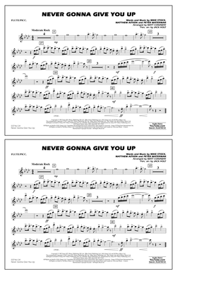 Never Gonna Give You Up - Flute/Piccolo