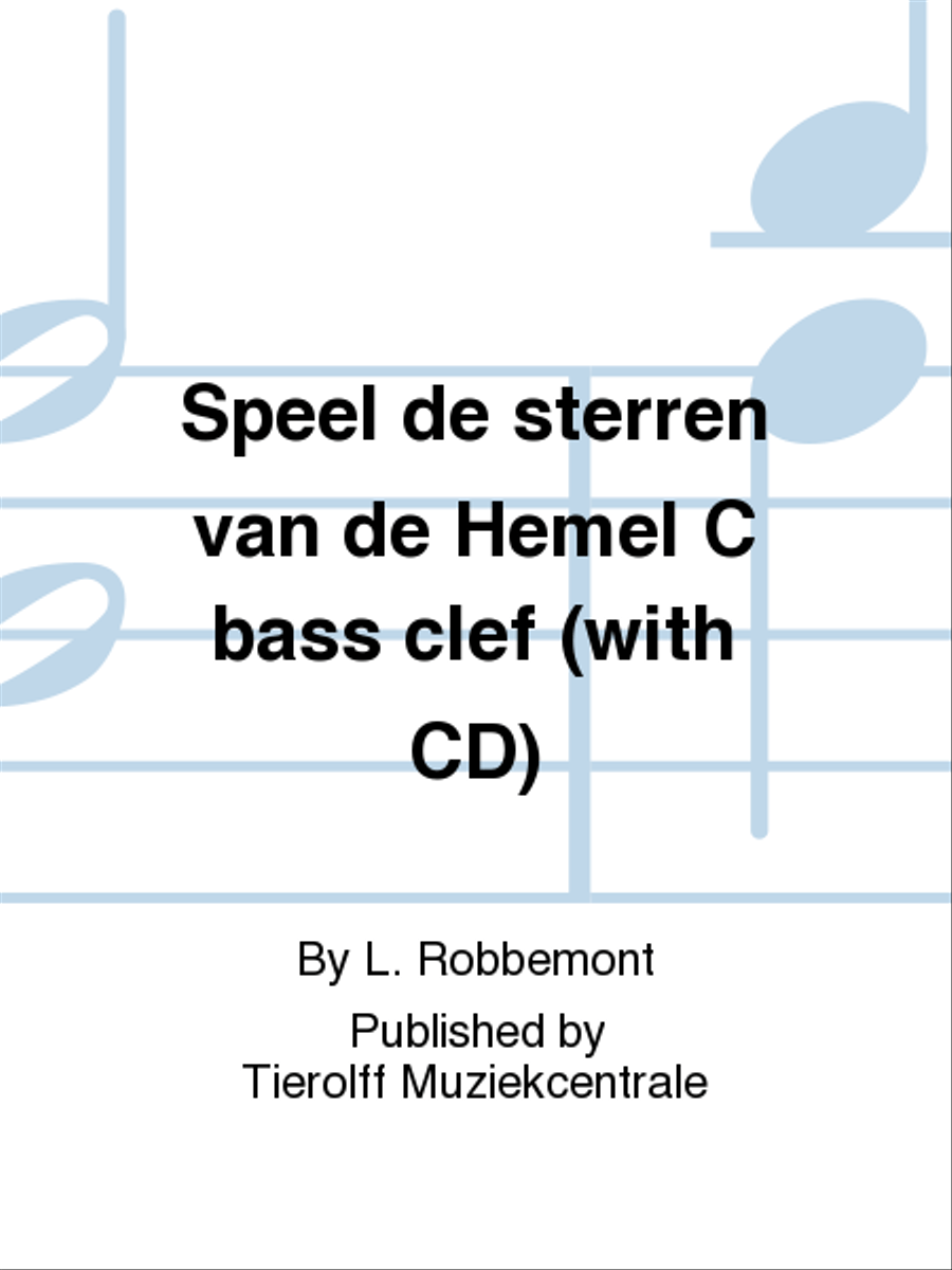 Speel De Sterren Van De Hemel, Book 4: C Bass Clef Bass Clef Instrument scores gallery preview page 1