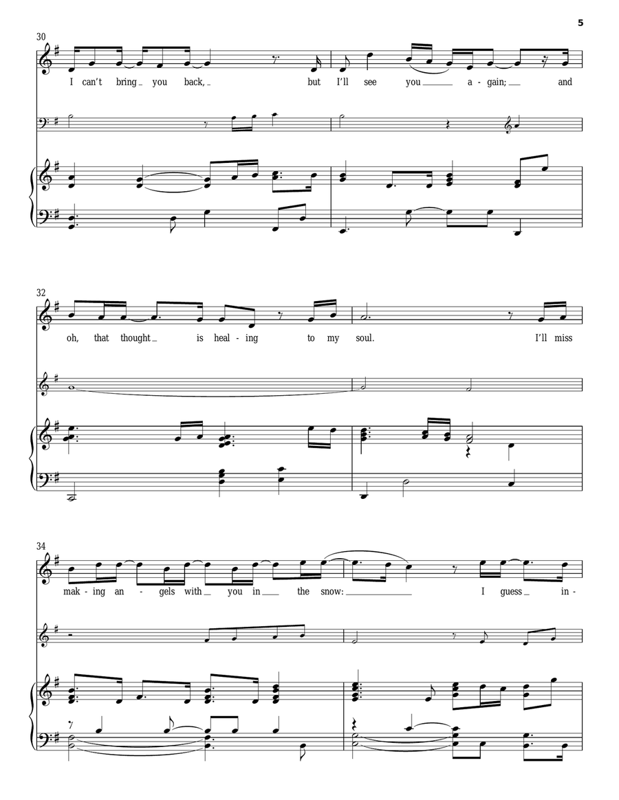 The Sweetest Gift The Sweetest Gift Piano scores gallery preview page 5