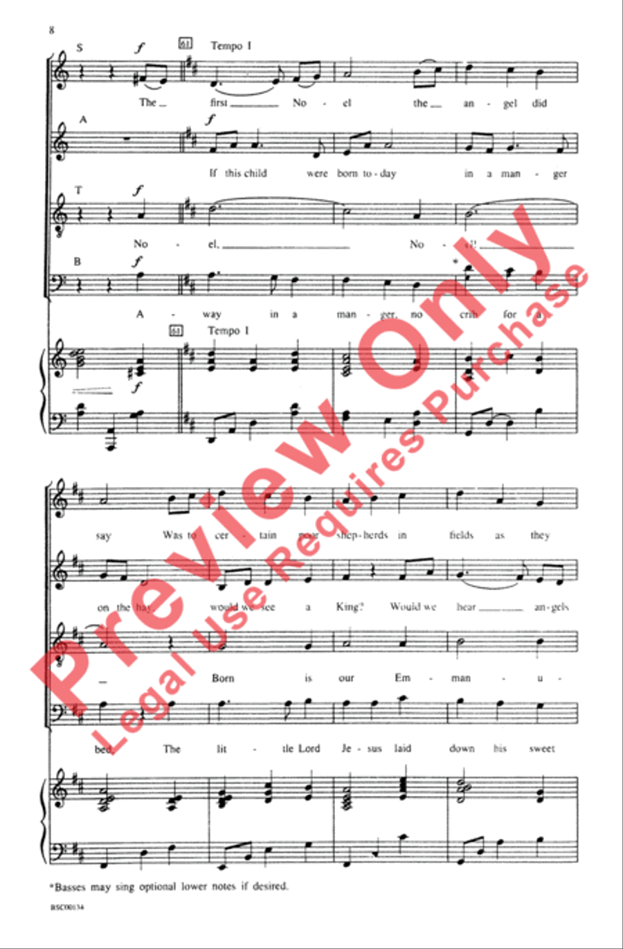 If This Child Were Born Today 4-Part scores gallery preview page 7