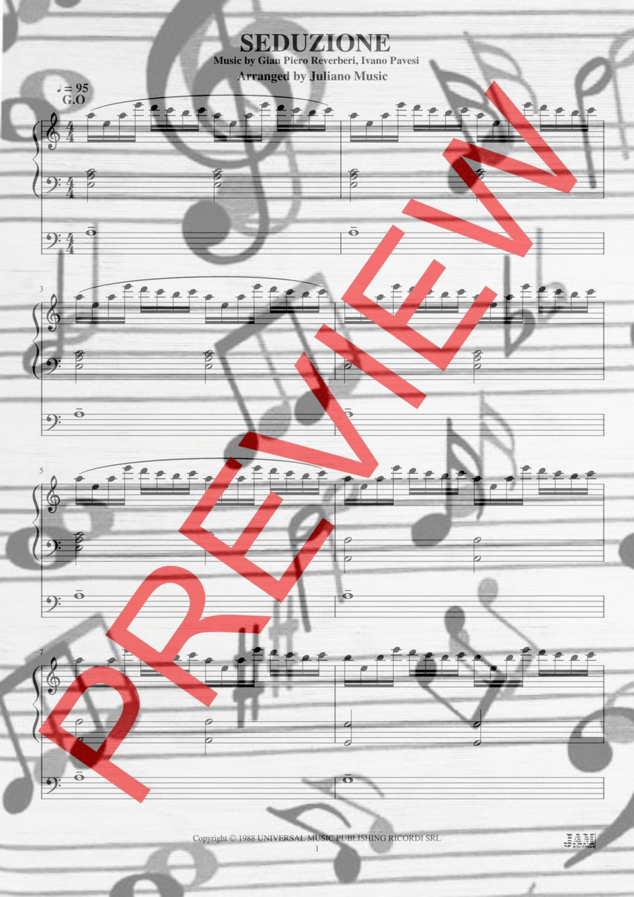Seduzione Seduzione Organ Solo scores gallery preview page 2