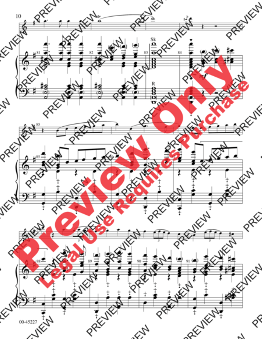 Sergeant Banyon's March Handbell Choir scores gallery preview page 10
