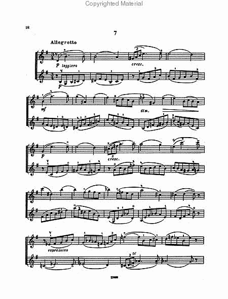Twelve duets for two violins