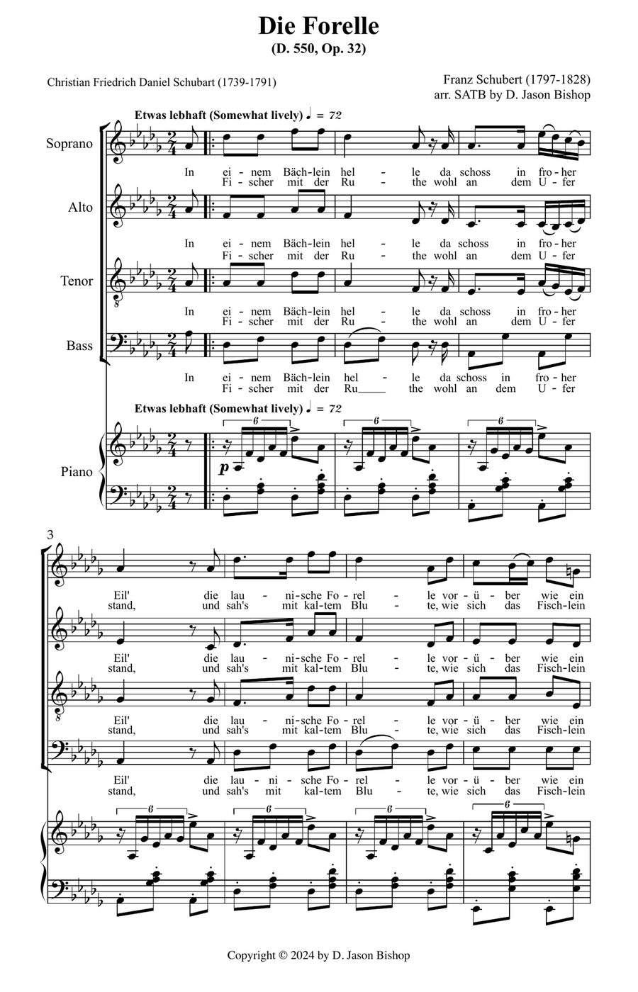 Die Forelle 4-Part scores gallery preview page 3