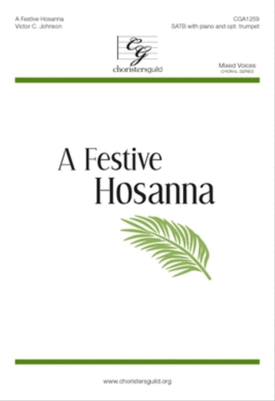 A Festive Hosanna A Festive Hosanna 4-Part scores gallery preview page 1