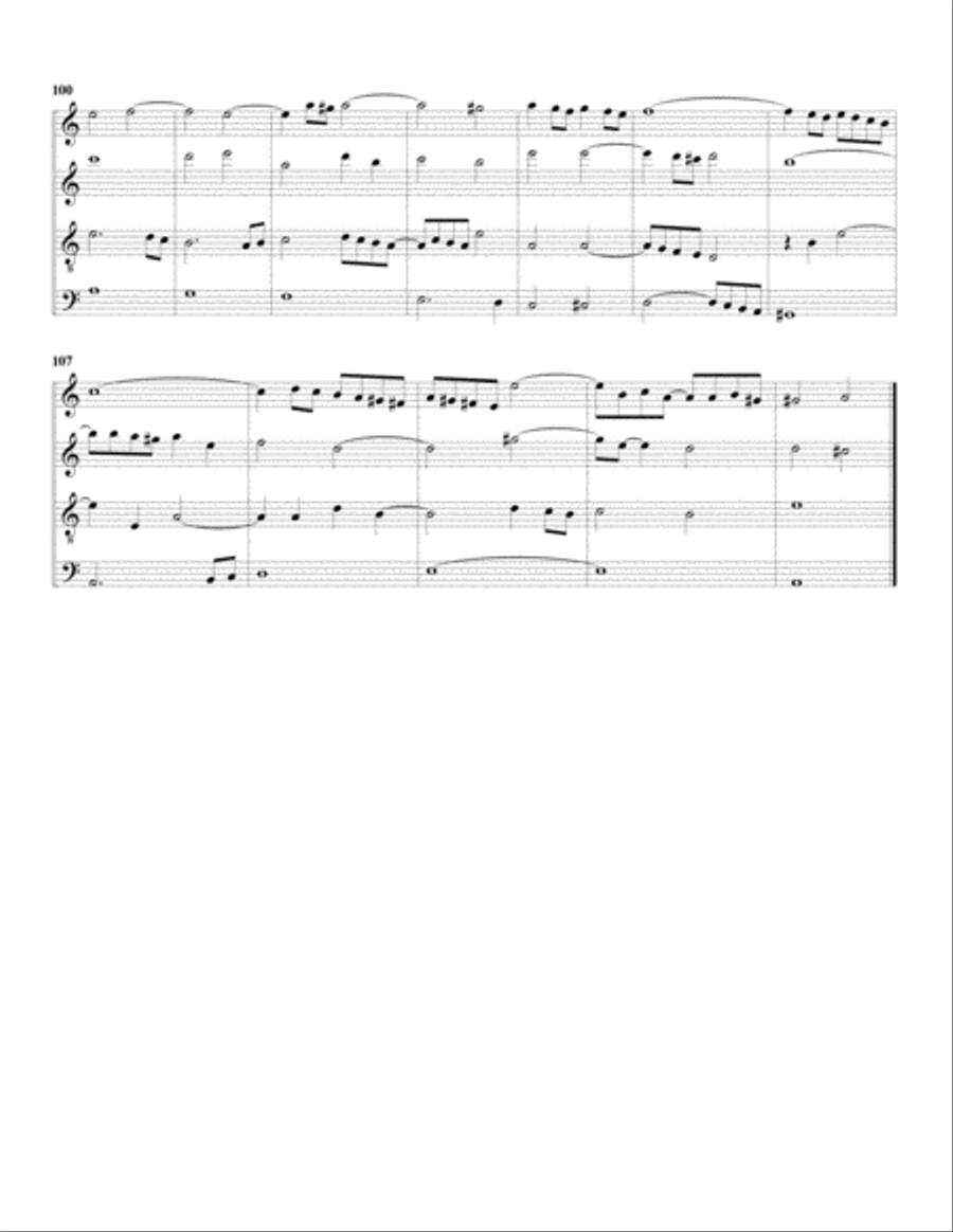 Fantasia and fugue, BWV 904 (arrangement for 4 recorders)