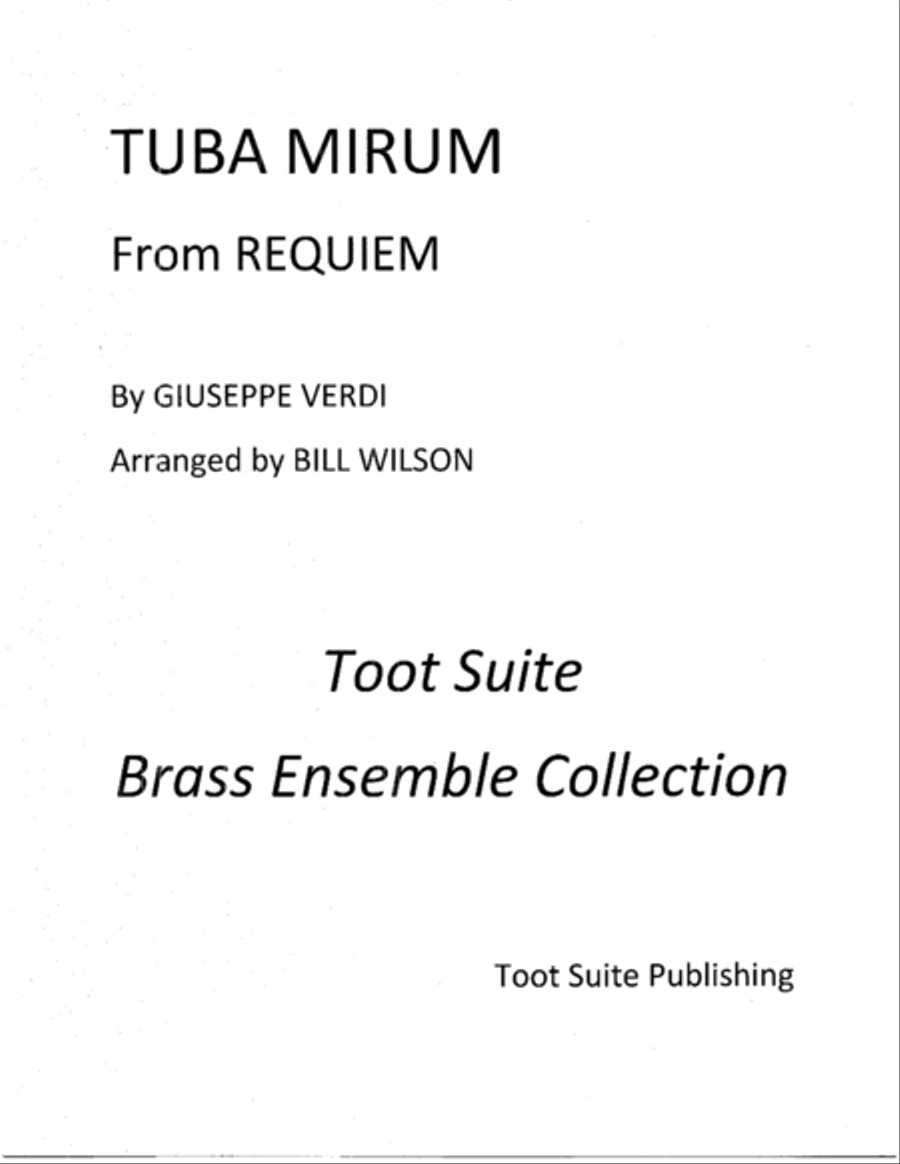 "Tuba Mirum", from "Requiem"