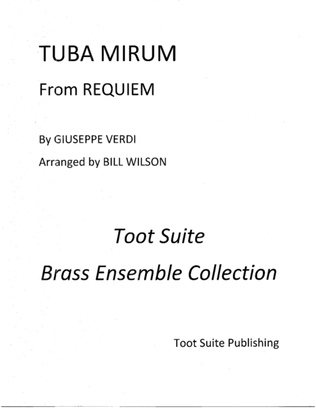 Book cover for "Tuba Mirum", from "Requiem"