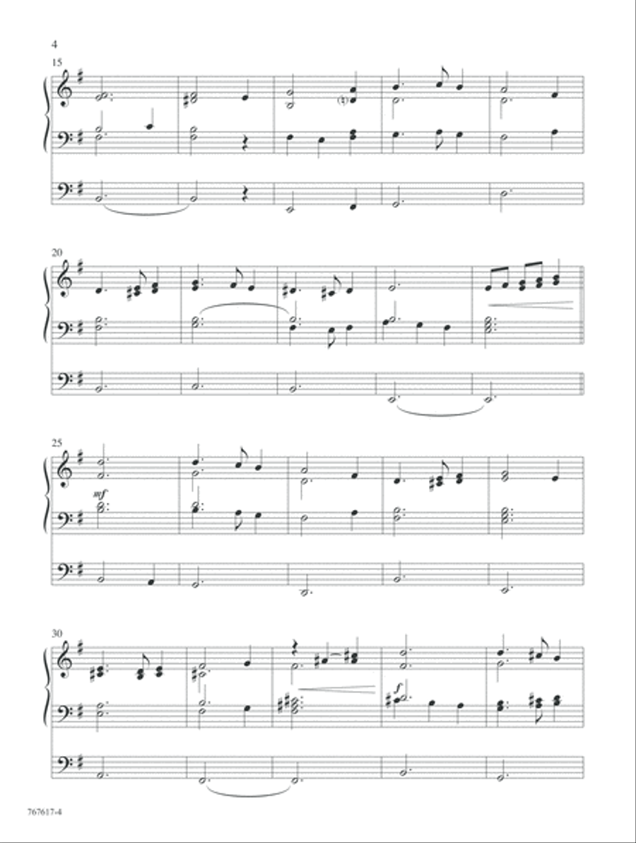Tidings of Joy! Promises of Peace Organ scores gallery preview page 4