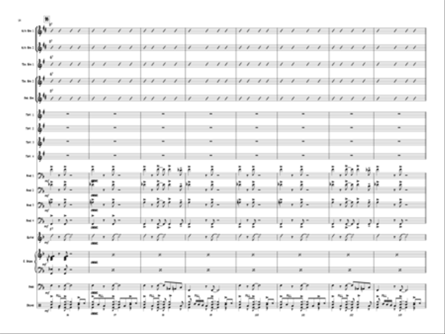 Sax Education Jazz Ensemble scores gallery preview page 15