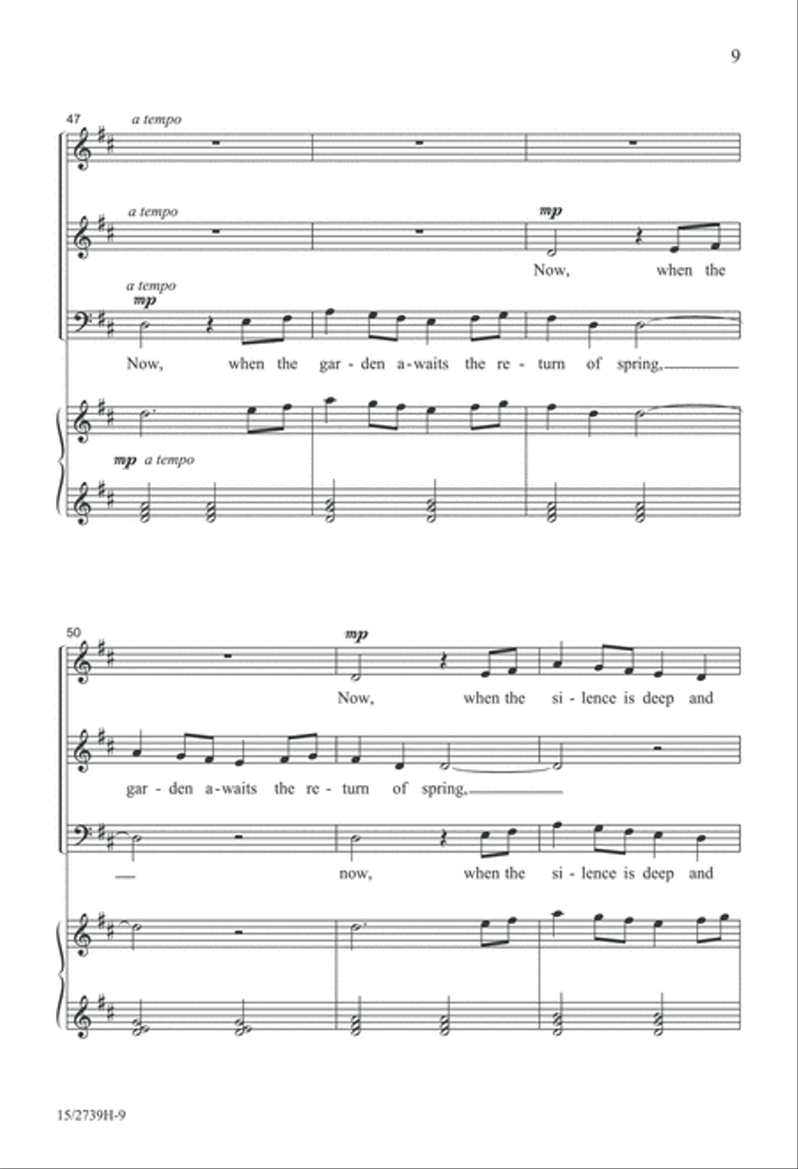 Beautiful December 3-Part scores gallery preview page 10