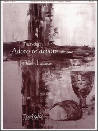 Book cover for Triptych on Adoro te devote