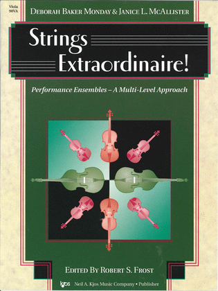Book cover for Strings Extraordinaire - Viola