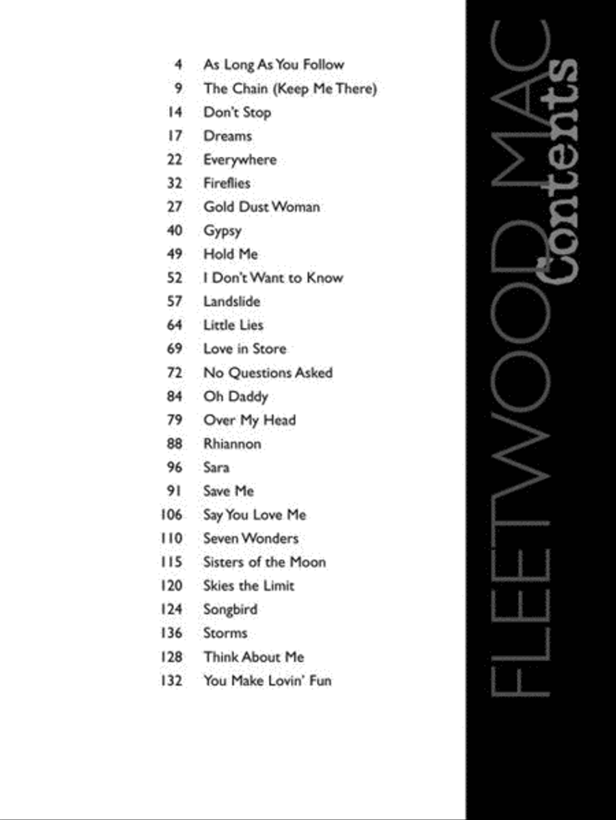 Anthology Piano, Vocal, Guitar scores gallery preview page 4