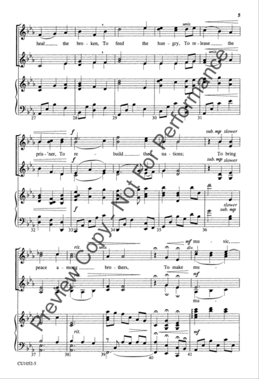 The Work of Christmas - SSAA SSAA scores gallery preview page 6
