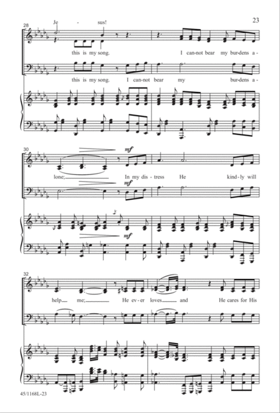 8 Anthems for About 12 Singers 3-Part scores gallery preview page 23