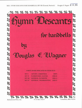 Book cover for Hymn Descants for Handbells Set III