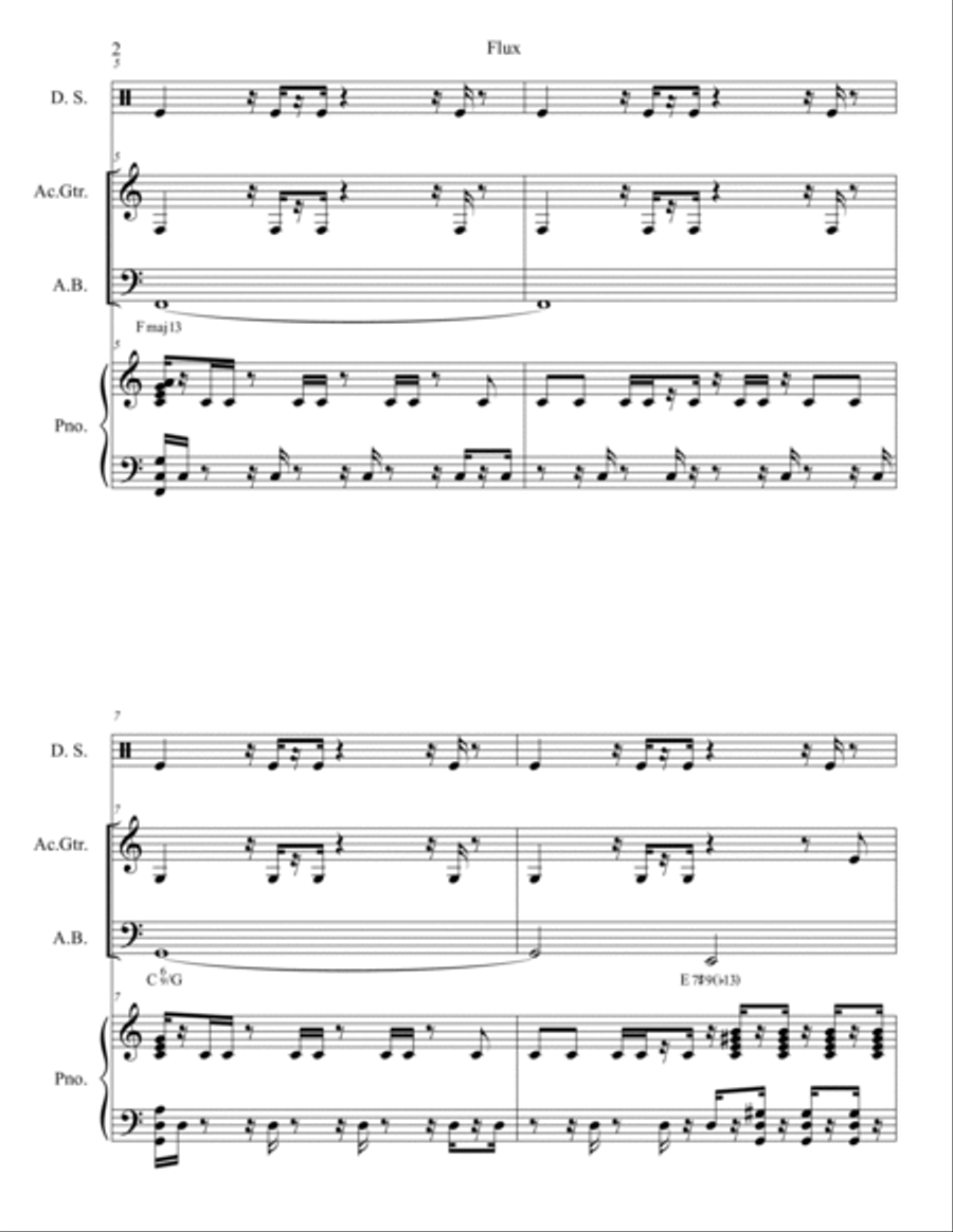 Flux Jazz Ensemble scores gallery preview page 2