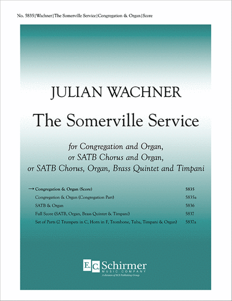 The Somerville Service (Communtion Service Mass) Choir scores gallery preview page 1
