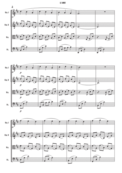 Le Onde - String Quartet image number null